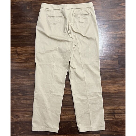 J. Crew Women's Tall Kate Straight-Leg Stretch Pant BP376 Beige Size 14T - Picture 2 of 16